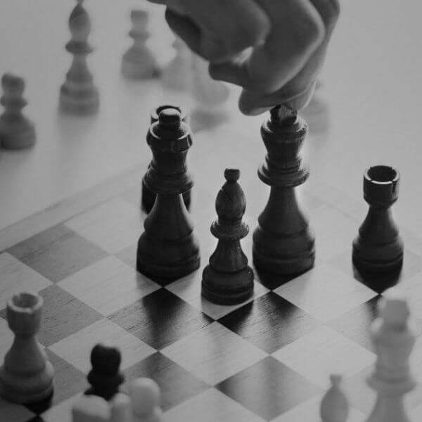 chess game business strategy concept